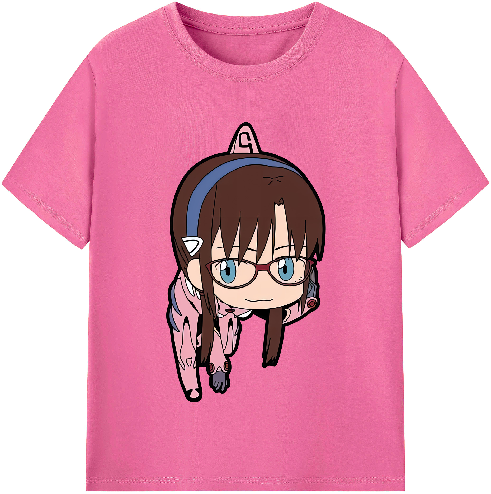 （画像用） EVA 新世紀エヴァンゲリオン レディースカジュアルプリントTシャツ（綿100％）